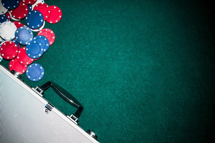 Antarmuka meja Casino Hold'em live di feng4d
